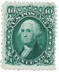 1861 Washington stamp