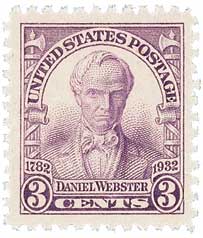 1932 Webster stamp