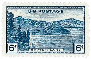 1934 Crater Lake stamp