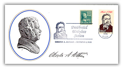 Item #81107B â€“ Commemorative cover marking Arthurâ€™s 157th birthday.