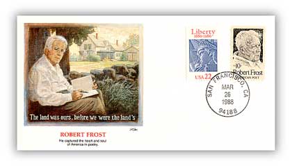1988 Robert Frost Commemorative Cover