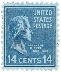 1938 Franklin Pierce stamp