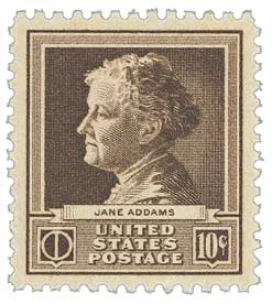 1940 10¢ Jane Addams stamp