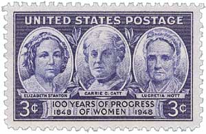 1948 3¢ 100 Years of Progress of Women stamp