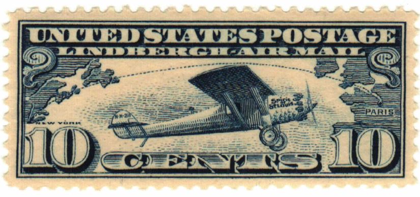 US #C10 â€“ Charles Lindbergh