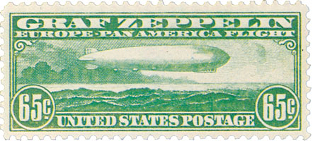 1930 Graf Zeppelin stamp