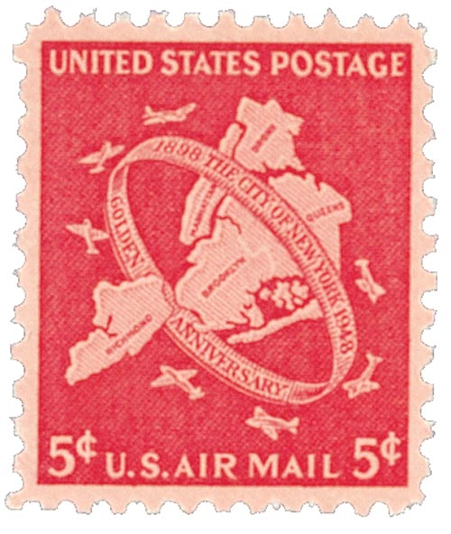 1948 NYC Jubilee stamp 
