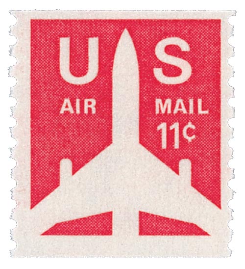 1971 11Â¢ Jet Airliner coil stamp