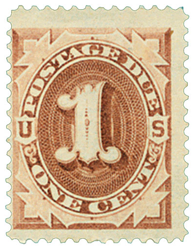 First US Postage Due stamp