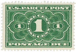 1913 Parcel Post Due stamp