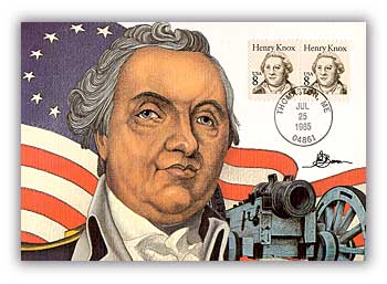 Item #M85-43 –Henry Knox First Day Maximum card.