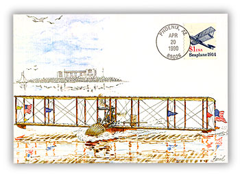 1990 $1 Seaplane Maximum Card