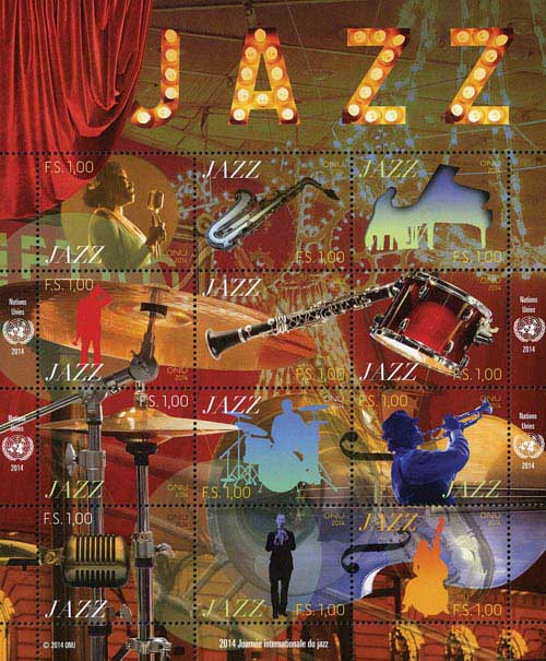2014 International Year of Jazz Geneva sheet